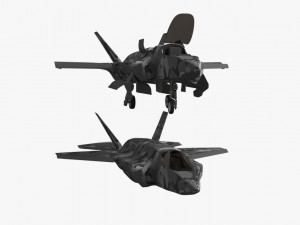 game model f35b war fly Model 3D