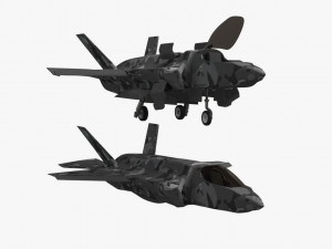 game model f35b war fly Model 3D