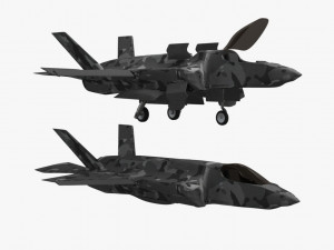 game model f35b war fly Model 3D