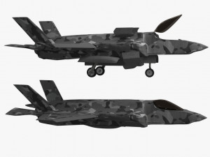 game model f35b war fly Model 3D
