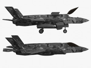 game model f35b war fly Model 3D