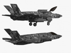 game model f35b war fly Model 3D