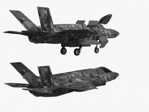 game model f35b war fly Model 3D