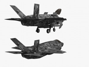 game model f35b war fly Model 3D