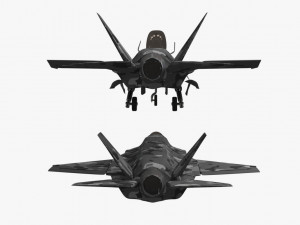 game model f35b war fly Model 3D