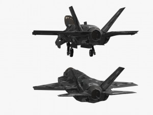 game model f35b war fly Model 3D