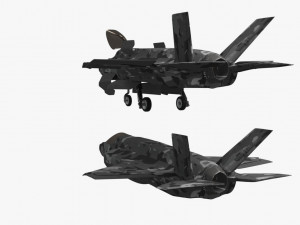 game model f35b war fly Model 3D