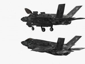 game model f35b war fly Model 3D