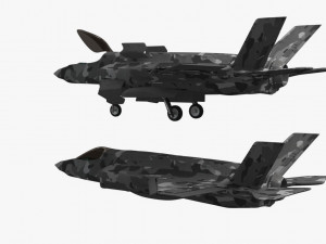 game model f35b war fly Model 3D