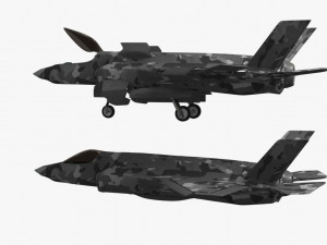 game model f35b war fly Model 3D