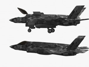 game model f35b war fly 3D Model