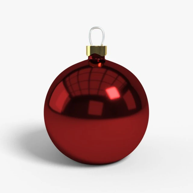 christmas ball model low poly 3D Model .c4d .max .obj .3ds .fbx .stl .blend 