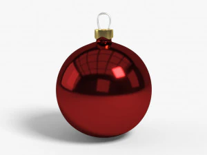 christmas ball model low poly 3D Model