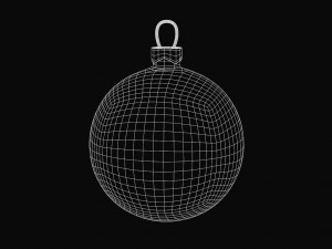christmas ball model low poly 3D 模型