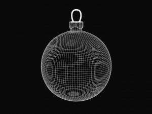 christmas ball model low poly 3D 模型