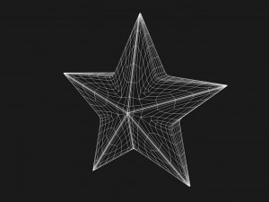 christmas star model 3D Model