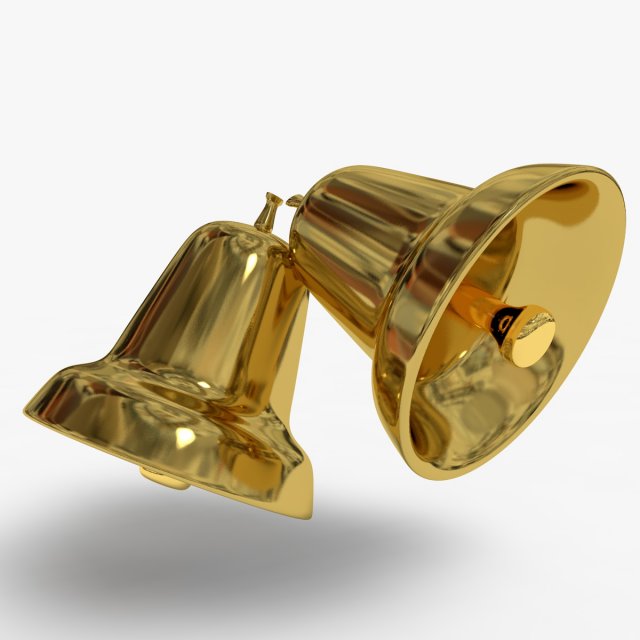 christmas bell model 3Dモデル .c4d .max .obj .3ds .fbx .stl .blend