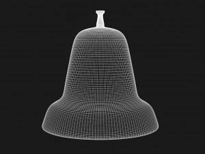 christmas bell model 3D Model
