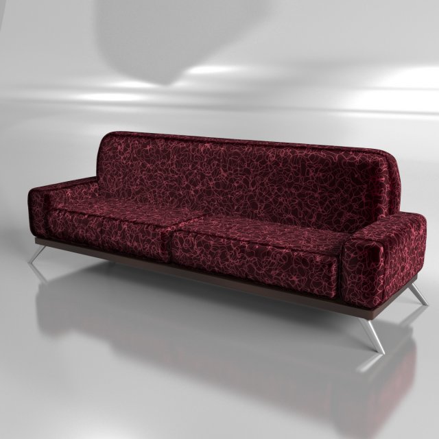 canape modern silk model Modèle 3D .c4d .max .obj .3ds .fbx .stl .blend 