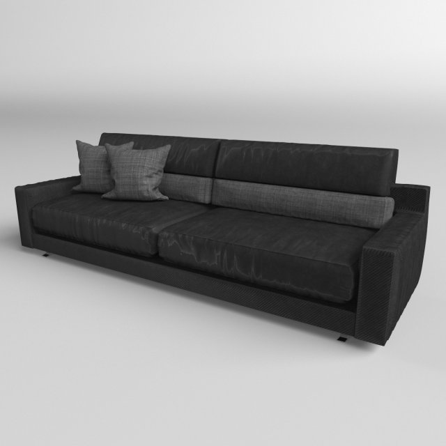 sofa modern model realistic 3D Model .c4d .max .obj .3ds .fbx .stl .blend 