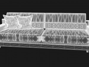 sofa modern model realistic 3D Model