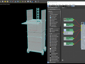 siege tower 85 m low poly Modèle 3D