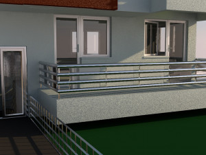 architectural project five-story tonoz roof 3D मॉडल