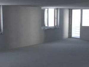 architectural project five-story tonoz roof 3D Model