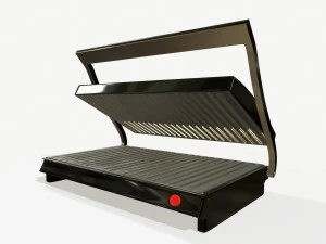 macchina per toast low poly pbr Modello 3D