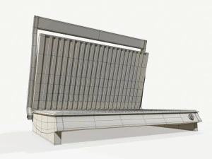 macchina per toast low poly pbr Modello 3D