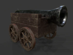cannon car level 1 3D Model