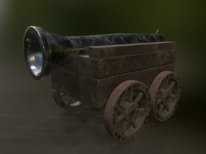cannon car level 1 3D Model