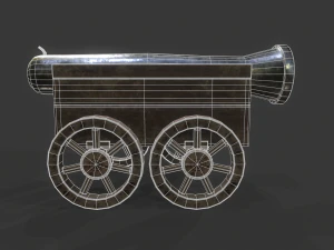 cannon car level 1 3D Model