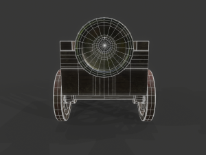 cannon car level 1 Modelo 3D