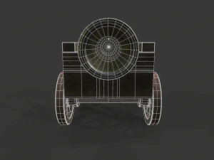 cannon car level 1 3D Model