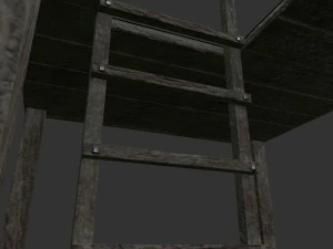 archer tower level 1 pbr low poly 3D Model