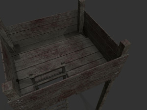 archer tower level 1 pbr low poly Model 3D