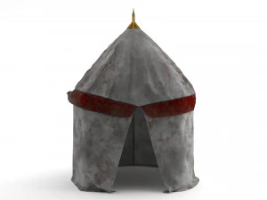 mini army tent 3D Model