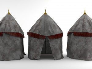 mini army tent 3D मॉडल