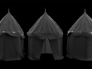 mini army tent 3D मॉडल