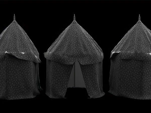 mini army tent 3D Model