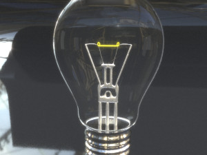 bulb realistic model Modelo 3D