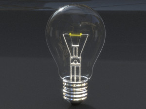 bulb realistic model 3D 模型