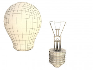 bulb realistic model 3D 模型