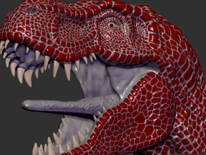zhuchengtyrannus magnus- descendant of trex sculpt Model 3D