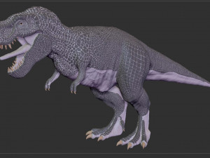 zhuchengtyrannus magnus- descendant of trex sculpt Modelo 3D