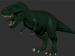 zhuchengtyrannus magnus- descendant of trex sculpt Modelo 3D