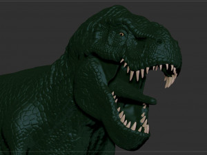 zhuchengtyrannus magnus- descendant of trex sculpt Modelo 3D
