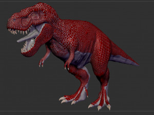 zhuchengtyrannus magnus- descendant of trex sculpt Modelo 3D