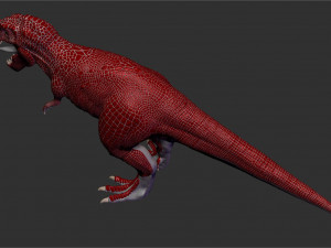 zhuchengtyrannus magnus- descendant of trex sculpt Modelo 3D